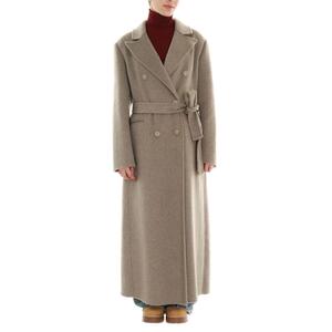 CAPPOTTO LUNGO CINTURA TORTORA